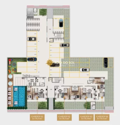 Imagem Gralha Azul Residence Apartamento novo 2 quartos Praia de Bombas Bombinhas SC
