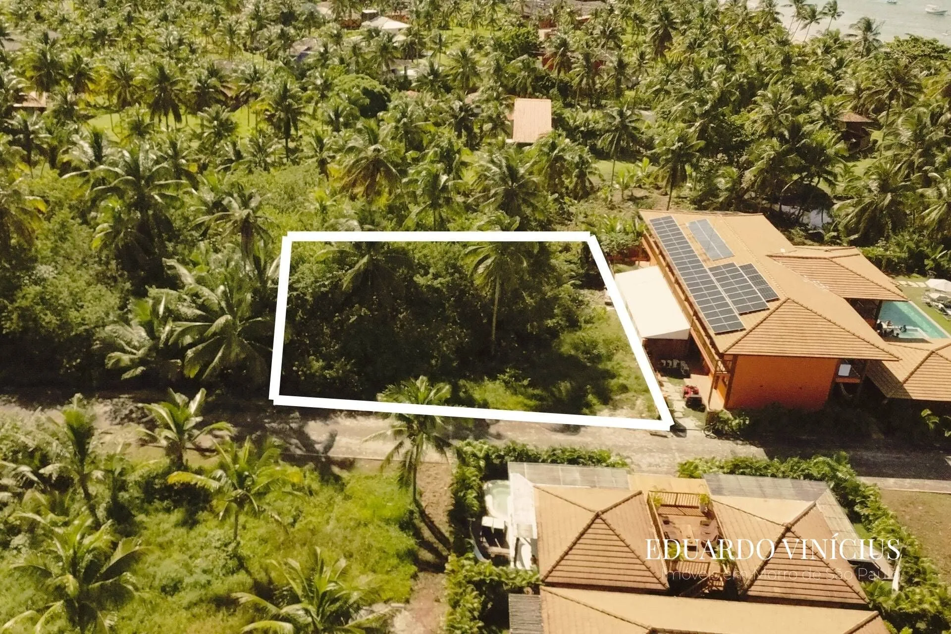 Imagem Dolce Vita Praia - Lote Próximo do Mar com 1.000m² em Condomínio de LUXO À Venda na Quarta Praia do Morro de São Paulo
