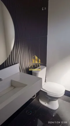 Imagem Sobrado com 217m2, 250 terreno, Condomínio, 03 Sts, Planejados, Ar Cond.