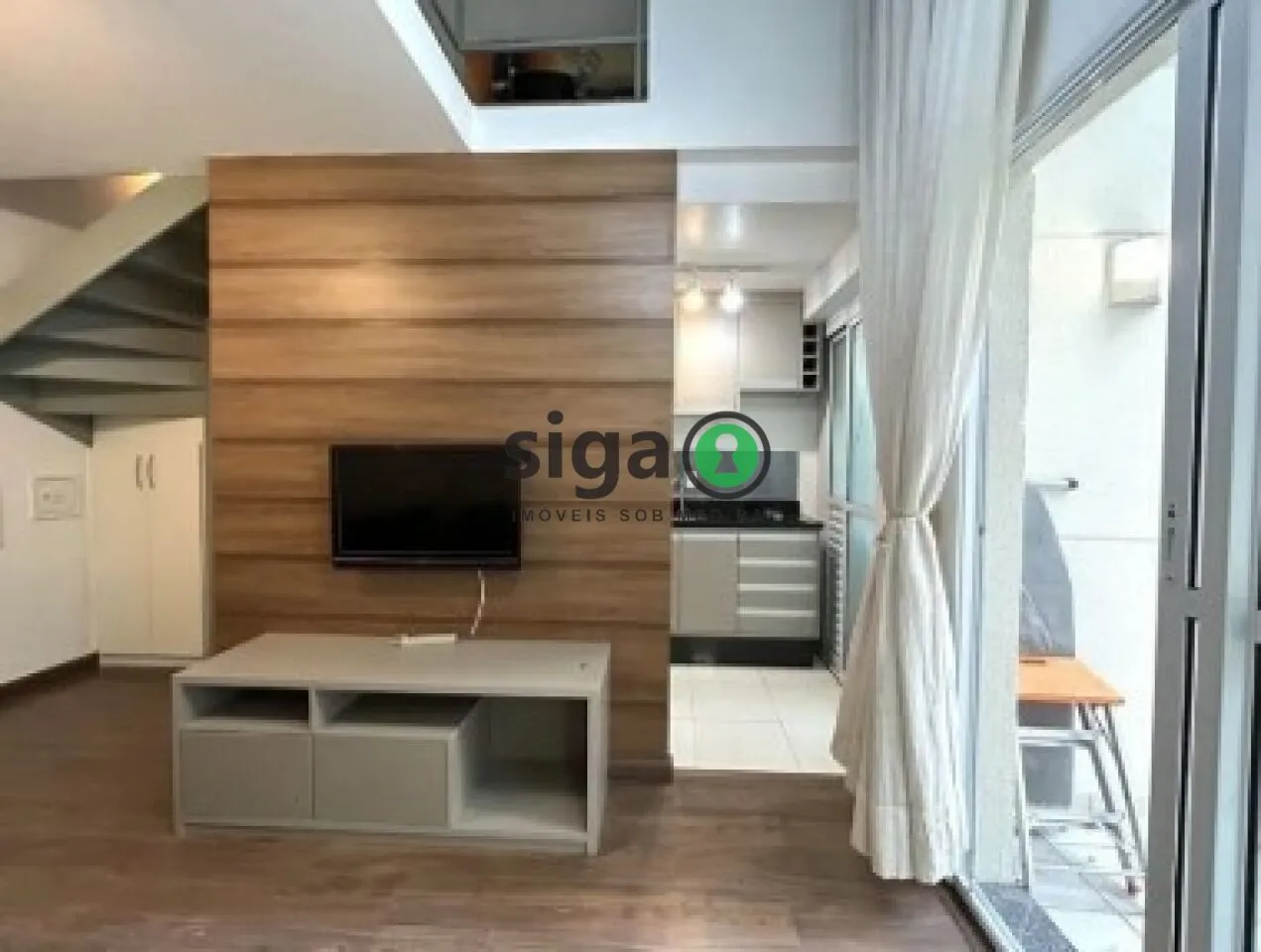 Imagem Apartamento mobiliado com pé-direito duplo e lazer completo!!!!
