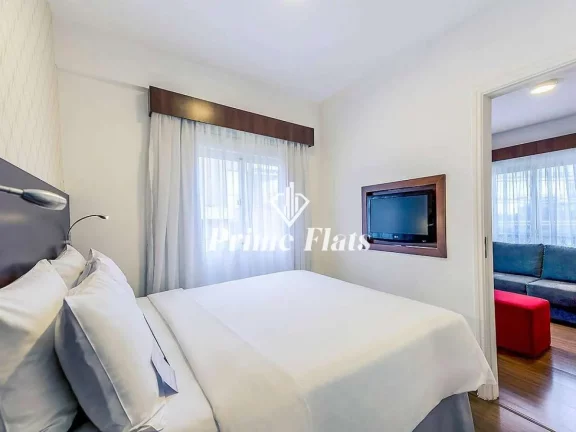 Imagem Flat disponível para venda no Mercure São Paulo JK Vila Olímpia, com 33m², 1 dormitório e 1 vaga