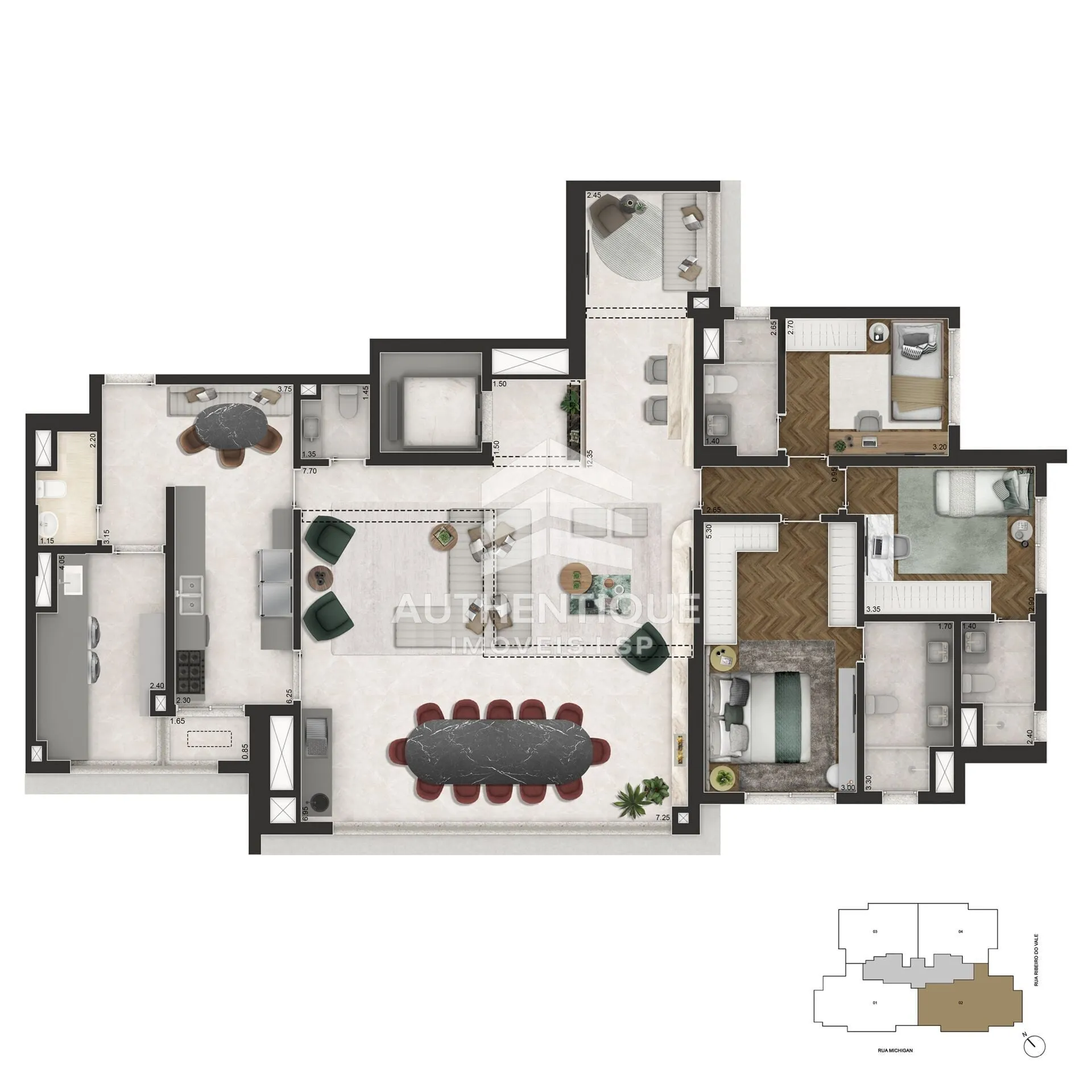 Imagem SENSES BROOKLIN - Apartamento no bairro Brooklin à venda!