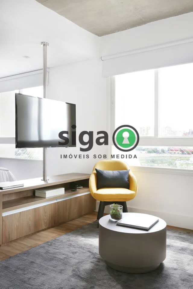 Imagem APATAMENTO MOBILIADO PARA VENDA NO BROOKLIN COM 1 DORMITORIO