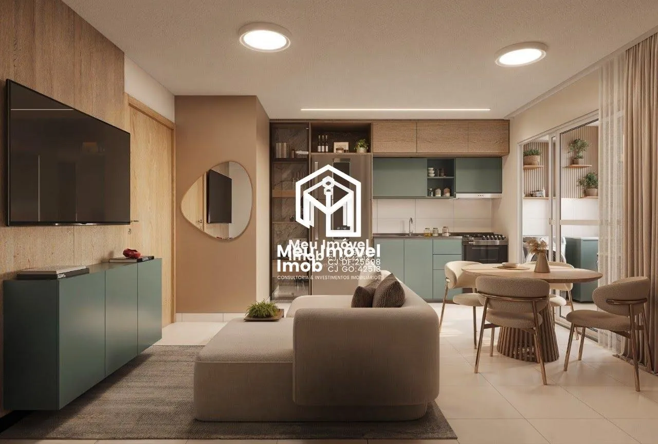 Imagem Apartamento 2 Quartos 1 Vaga 45,46m² Cond. Torres do Poente