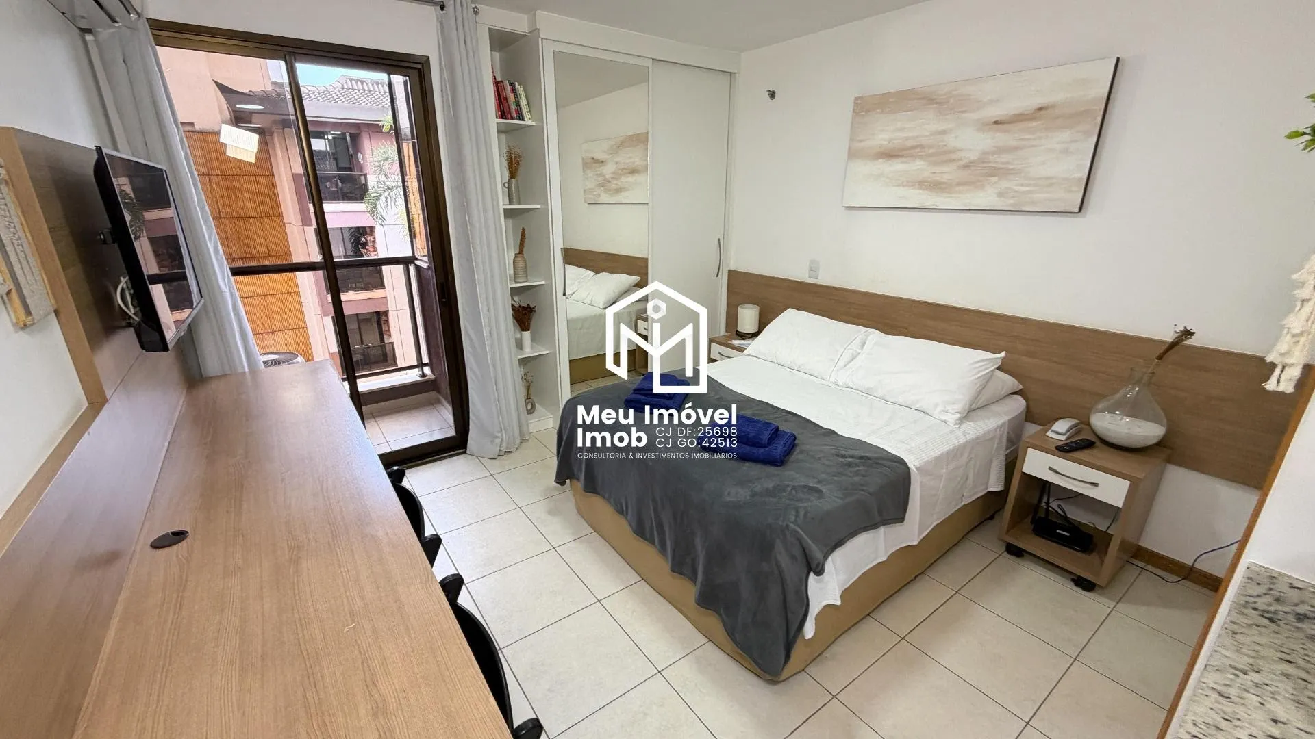 Imagem Apartamento Life Resort 1 Quarto Varanda Mobiliado Brasília