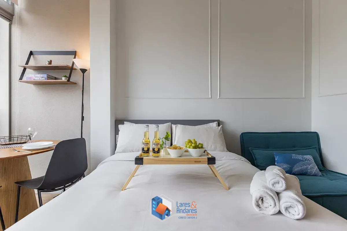 Imagem Studio para venda e locação em Moema com 1 quarto, 27m²
