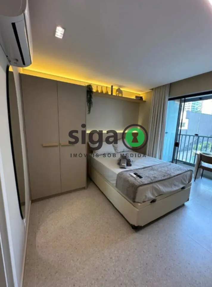 Imagem Studio moderno de 38m² mobiliado à venda no Brooklin