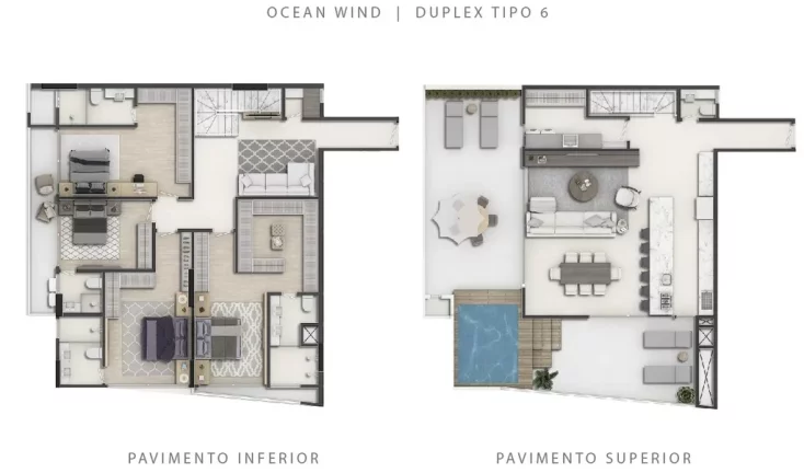 Imagem Ocean Wind Residence - Apartamento à venda no bairro Praia Brava de Itajaí - Itajaí/SC