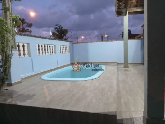 Imagem Casa com 3 dormitórios à venda, 117 m² por R$ 530.000 - Parque Balneário Oásis - Peruíbe/SP