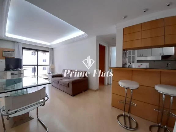 Foto do imóvel Flat disponível para venda no Edifício Flat London Residence Service, com 40m², 1 dormitório e 1 vaga de garagem em Alameda Jaú