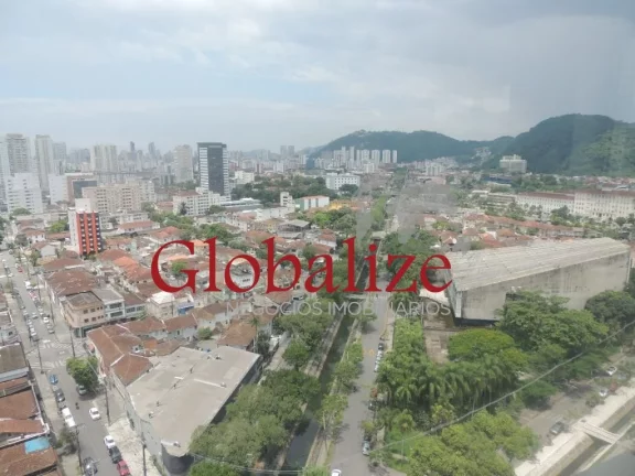 Imagem Sala comercial de 100m² com 2 vagas de garagem no bairro da Vila Mathias em Santos por 6.490,00 pacote.