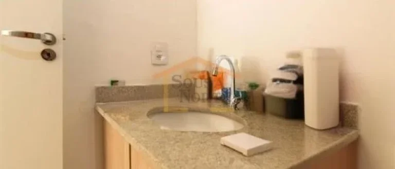 Imagem Apartamento de 28m² com 1 dormitório, banheiro, sala e cozinha integradas, varanda com vista e sol...