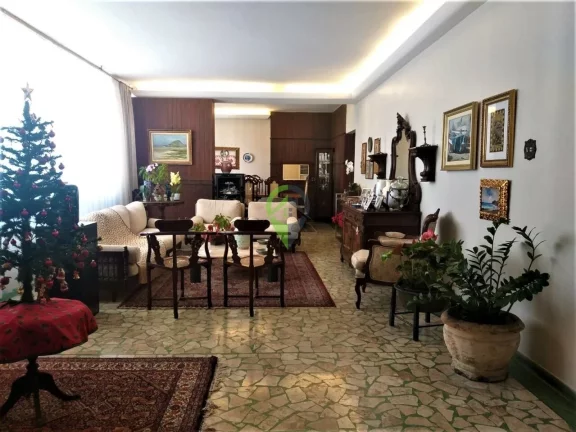 Imagem Apartamento clássico no Gonzaga em Santos com vista lateral para o mar!