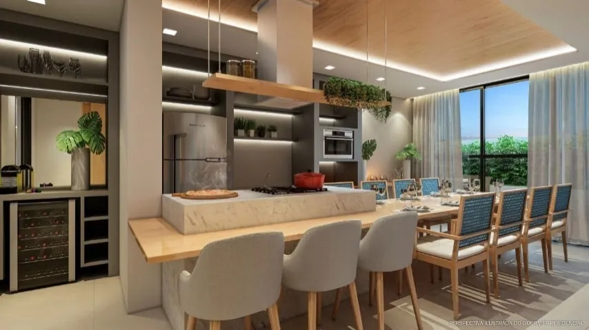 Imagem O empreendimento dispõe de 2 torres, com 242 apartamentos. A torre 1 possui 62 unidades, composta p...