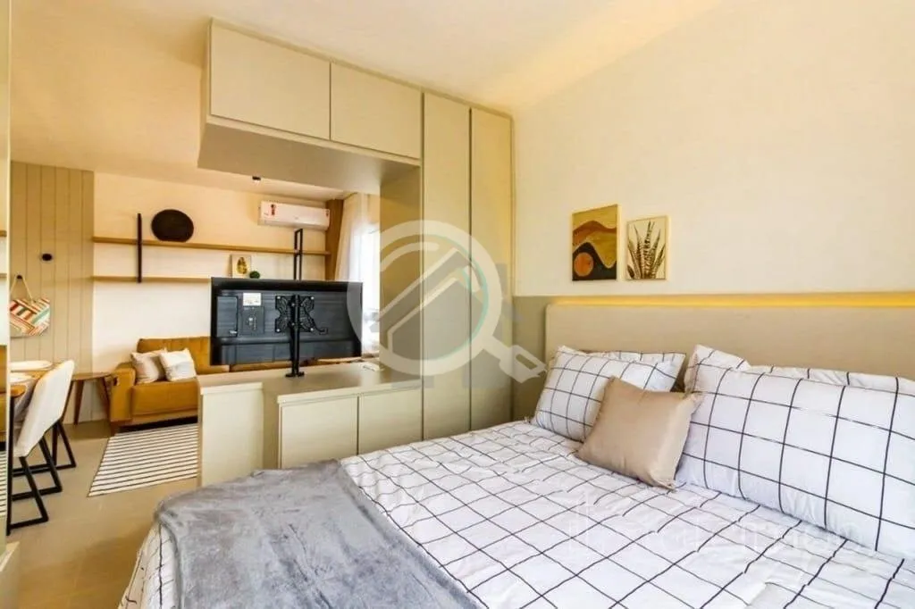Imagem Apartamento mobiliado e pronto pra morar com 43 m², 1 dormitório e 1 vaga de garagem rotativa no b...