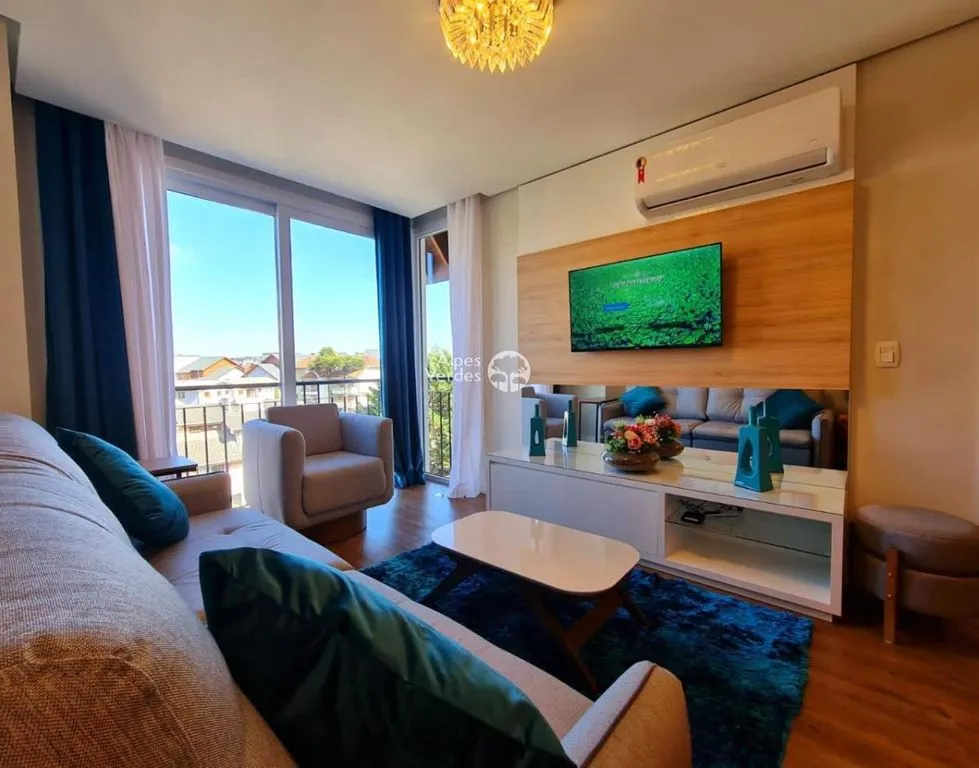 Imagem Encantador Apartamento de 1 Quarto à Venda em Gramado Centro 74m2
