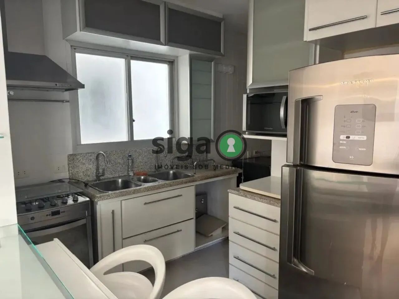 Imagem Apartamento mobiliado no coração do Itaim - 50 m², 1 dormitório, 1 vaga - São Paulo/SP