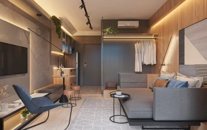 Imagem Studio à venda em São Paulo, Santa Cecília, com 1 quarto, 25,09m2
