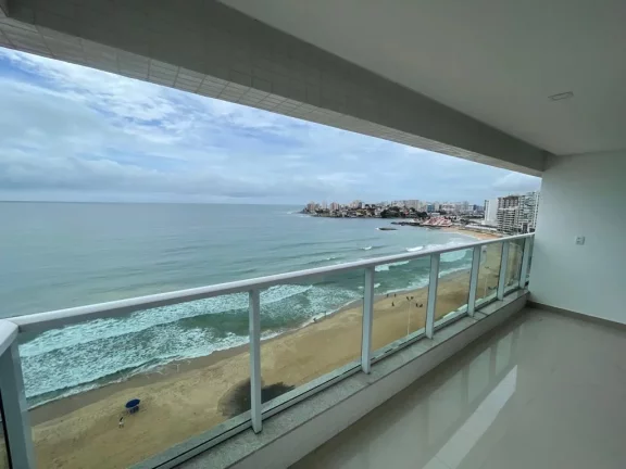 Imagem Belíssimo 3 quartos sendo uma suíte com varanda gourmet duas vagas de garagem de frente para o mar da Praia do Morro
