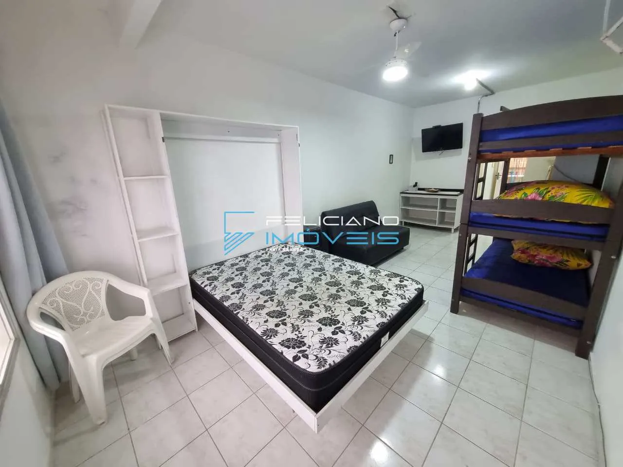 Foto do imóvel Kitnet com 1 quarto, Real, Praia Grande - R$ 195 mil, Cod: 7550 em Rua Atibaia