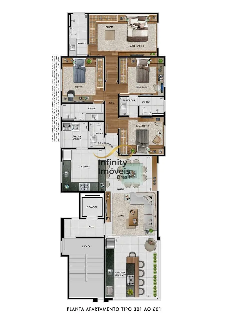 Imagem Castello di Monterone - Apartamento Com área externa em Castelo, Belo Horizonte/MG