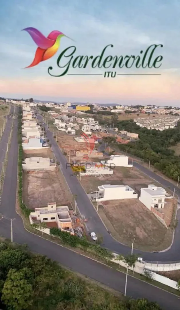 Imagem Lote plano, de esquina, a venda no Condominio Garden Ville em Itu