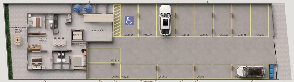 Imagem Apartamento à venda, 68 m² por R$ 551.518,00 - Aeroclube - João Pessoa/PB