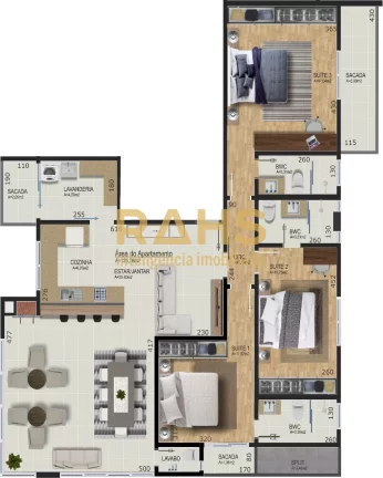 Imagem Ótimo apartamento localizado no bairro América, em uma região nobre da cidade próximo a vias rá...