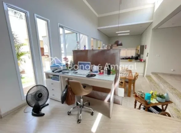 Imagem Ótima casa térrea no Condomínio Le Village, em Valinhos, com 195m² de área construída em um te...