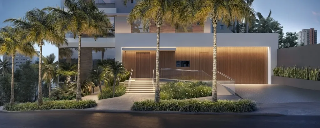 Imagem Os apartamentos são amplos e possuem 156m² com living integrado, 3 suítes, depósito privativo e ...