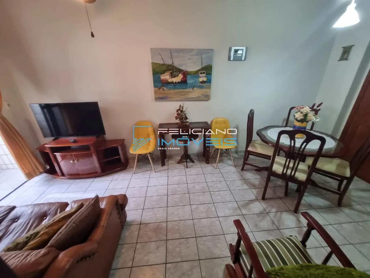 Imagem Apartamento com 2 quartos, Guilhermina, Praia Grande - R$ 410 mil, Cod: 7360