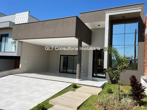 Foto do imóvel Casa a Venda Com Piscina 3 Suítes sendo uma com Closet Condomínio Jardins Di Roma Indaiatuba SP