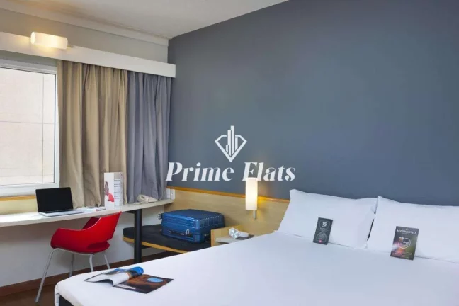 Imagem Flat disponível para venda no Hotel ibis Campinas, com 18m², 1 dormitório e 1 vaga