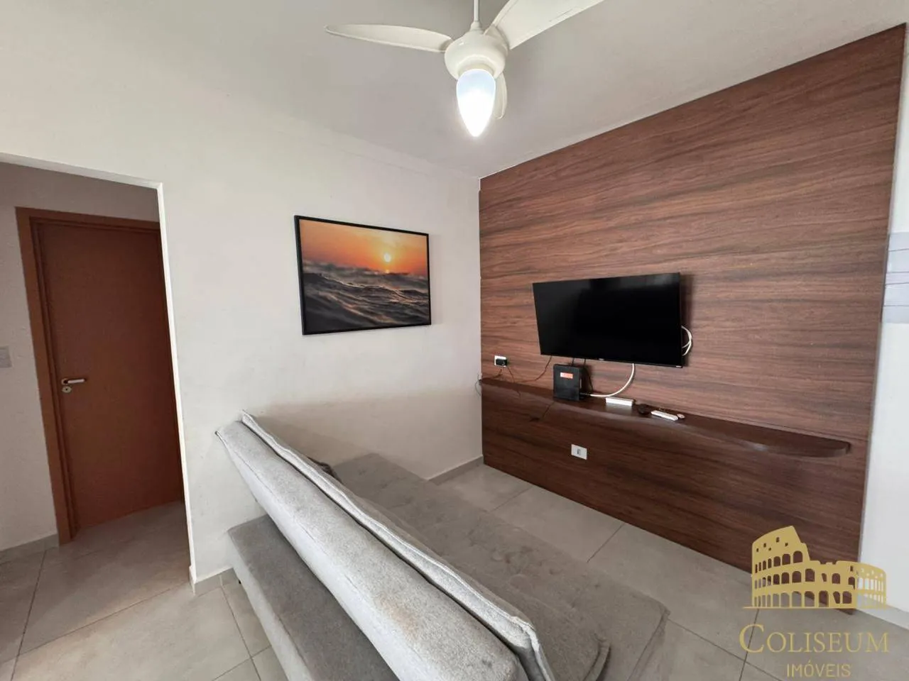 Imagem Frente Mar, Apto 2 Dorms c/1 suíte, mobiliado, 1 vaga, lazer copmpleto - Baln Maracanã
