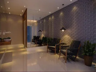 Imagem Apartamento de alto padrão no Centro de Santo André-SP 4 quartos, 3 suítes, 4 banheiros, 2 vagas 129m² Condomínio Le Quartier.