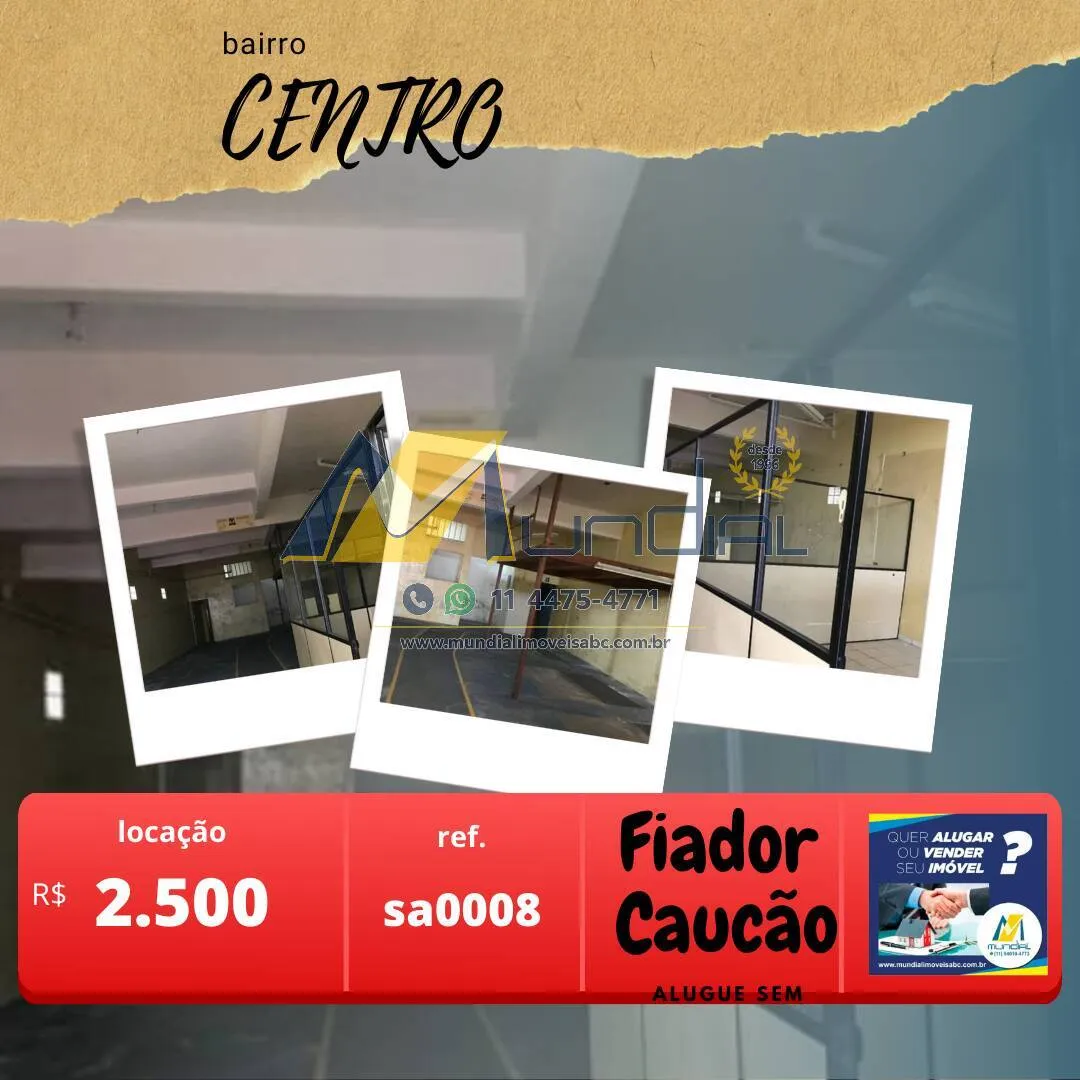 Imagem Salao para Locaçao