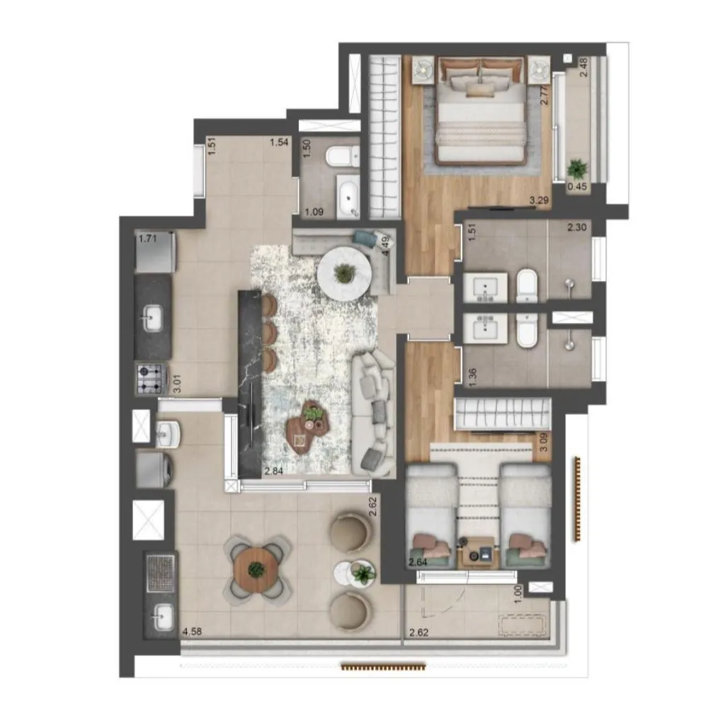 Imagem APARTAMENTO RESIDENCIAL em São Paulo - SP, Moema