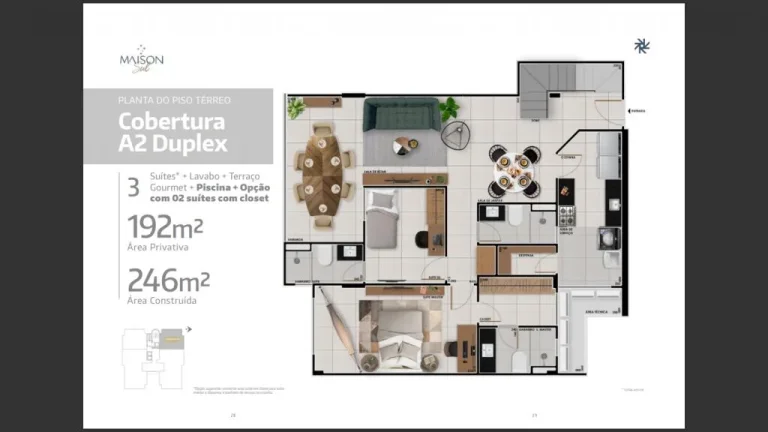 Imagem Apartamento 3 dormitórios para Venda em Teresina, Cristo Rei, 3 dormitórios, 3 suítes, 3 banheiros, 2 vagas
