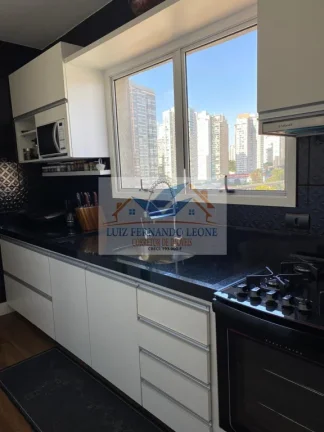 Imagem Apartamento à Venda ou Locação, 116 m², 2 suítes e 3 vagas - Brooklin Paulista