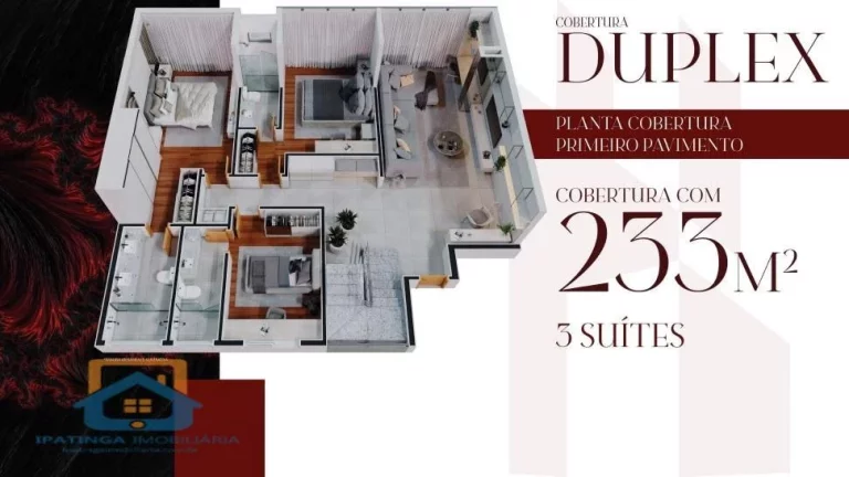Imagem Cobertura Duplex no Centro em Coronel Fabriciano