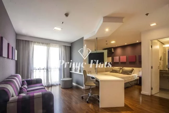 Foto do imóvel Flat disponível para venda no Mercure São Paulo Paraíso Hotel, com 33m², 1 dormitório e 1 vaga em Rua Vergueiro