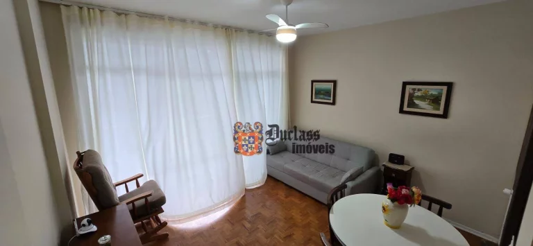 Foto do imóvel Apartamento com 2 dormitórios à venda, 85 m² por R$ 595.000,00 - Gonzaga - Santos/SP