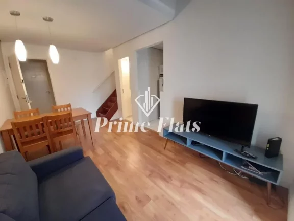 Imagem Flat disponível para locação no Duplex Life Moema, com 45m², 1 dormitório e 1 vaga de garagem
