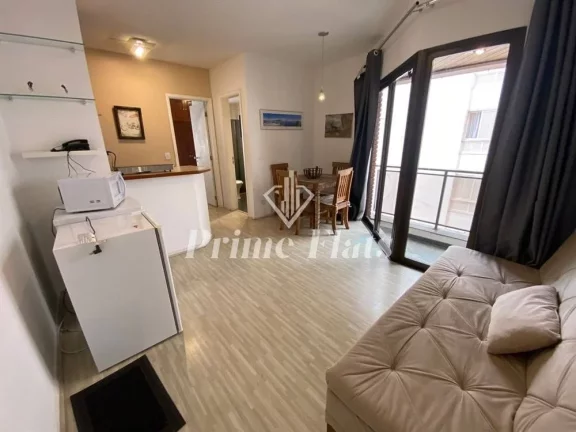 Imagem Flat disponível para locação no Personal Flat, com 40m², 1 dormitório e 1 vaga