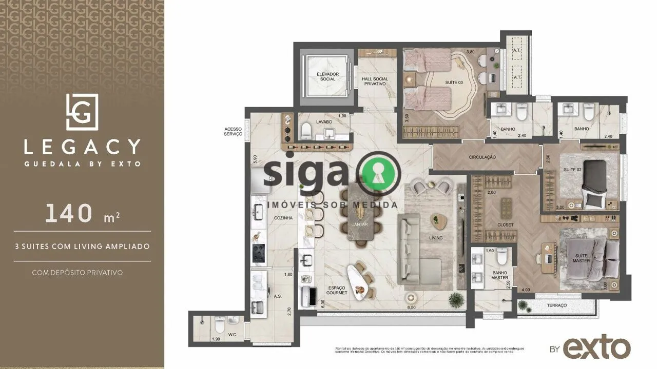 Imagem Apartamento para venda no Jardim Guedala, São Paulo - SP