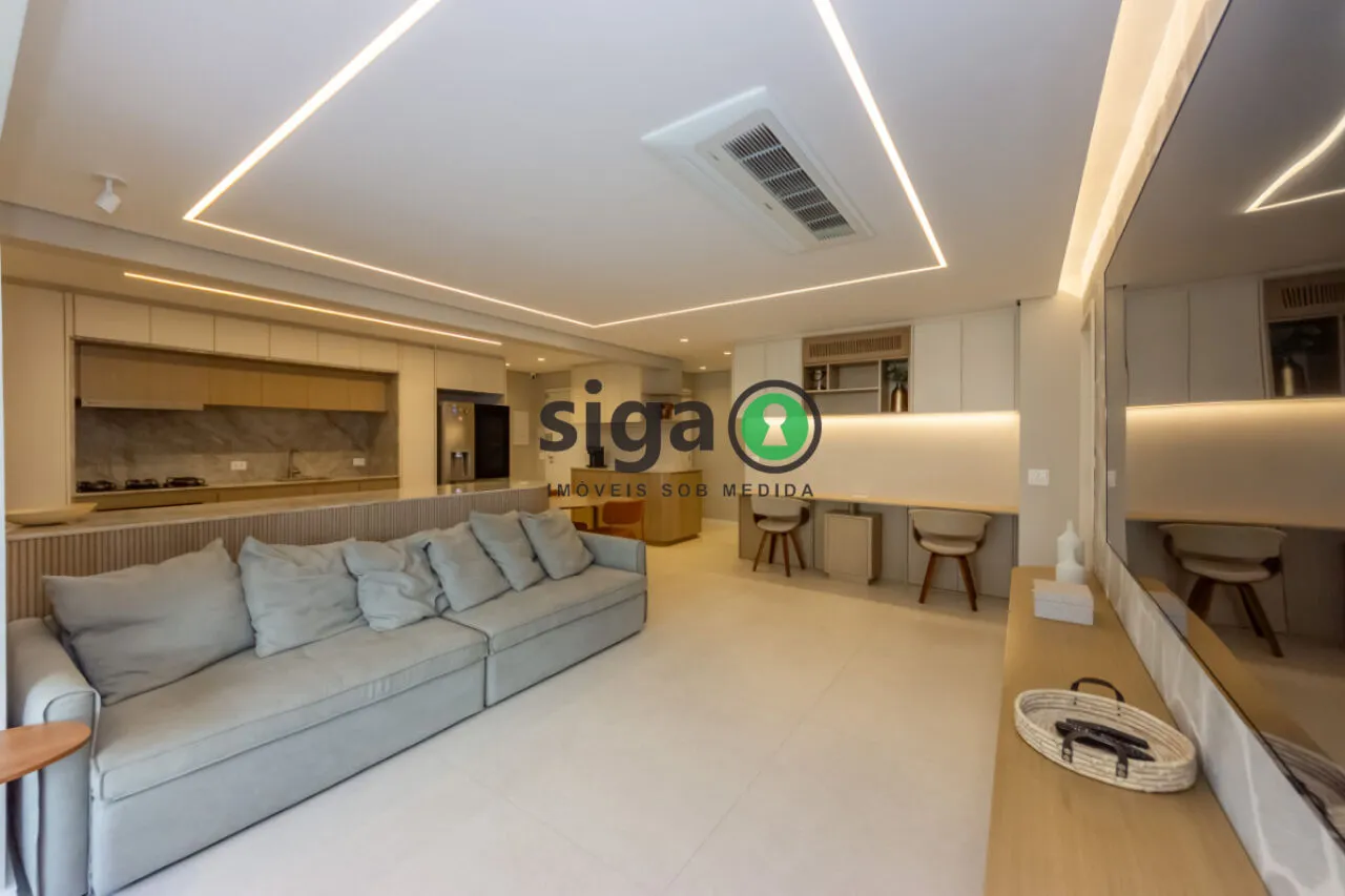 Imagem Apartamento no Brooklin, 149m², 3 suítes, varanda gourmet, 2 vagas, alto padrão, pronto