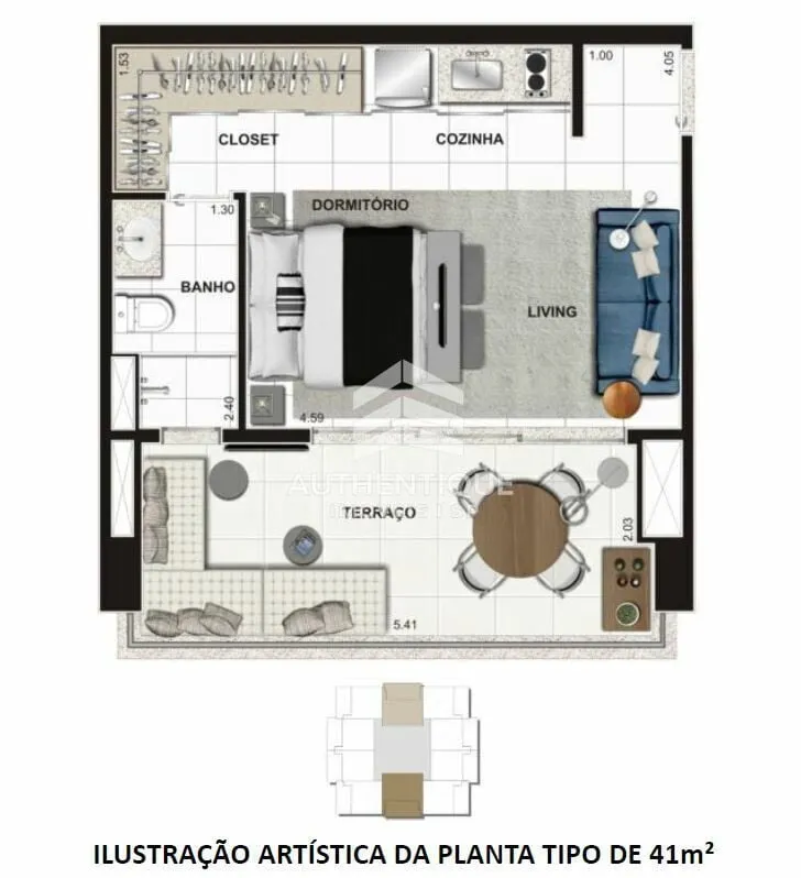 Imagem VISION PAULISTA CONSOLACAO - Apartamento Studio no bairro Consolação à venda