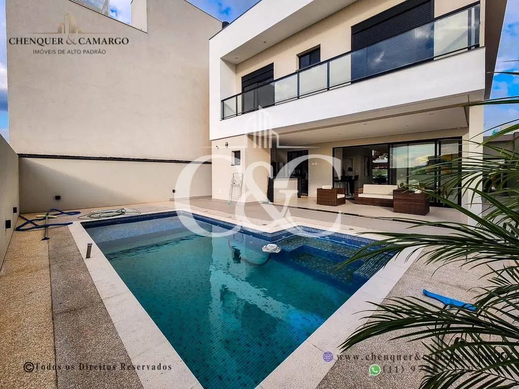 Imagem Casa à Venda no Condomínio Brisas do Lago, Jardim Novo Mundo, Jundiaí - 304M² Construídos, Piscina Face Norte