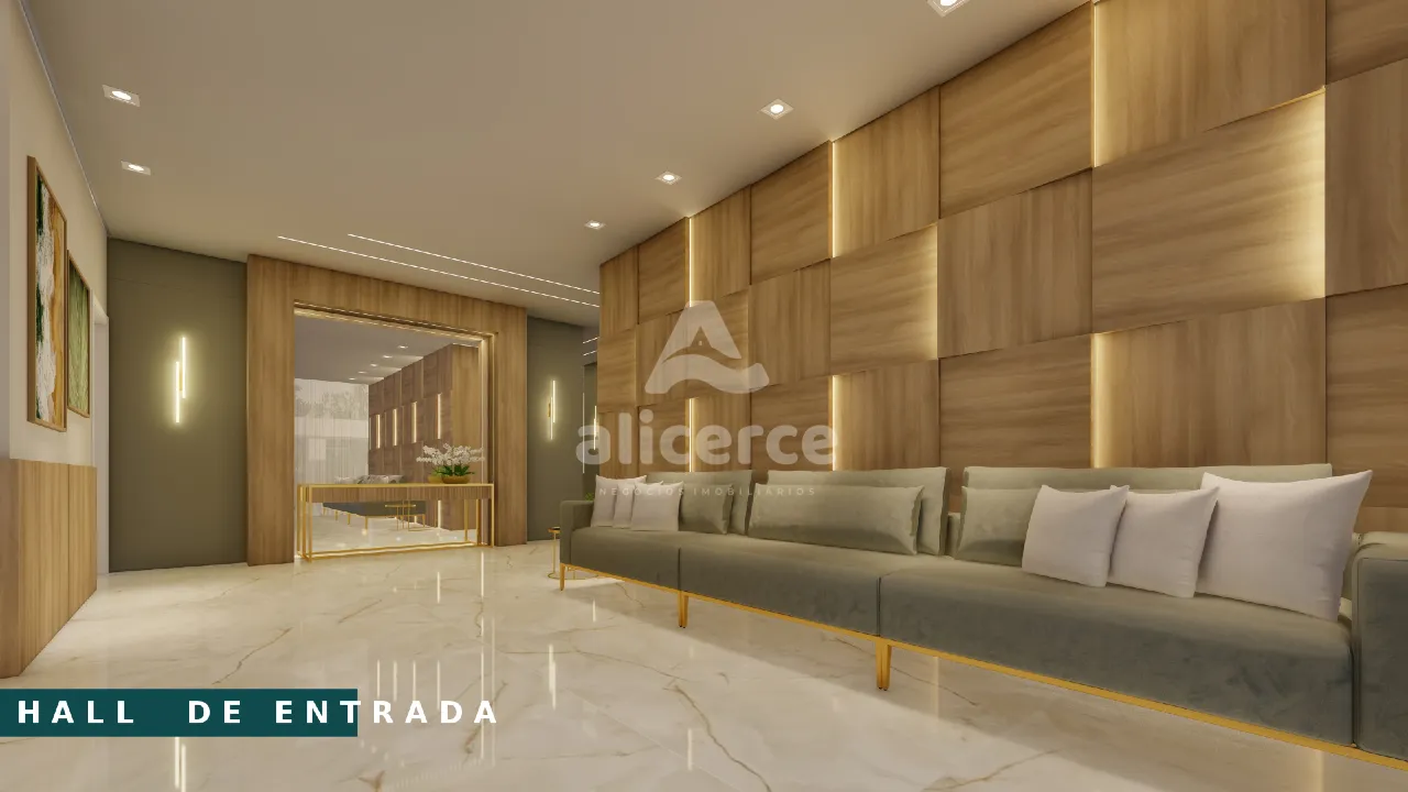 Imagem Apartamento com 2 suítes e sacada com churrasqueira em Barreiros - São José - SC