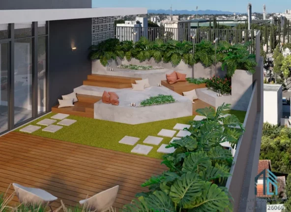 Imagem Apartamentos empreendimento novo, 01 e 02 quartos + studios Alto da Gloria em Curitiba PR